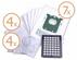 START PACK JOLLY - 7x sáčky 1S-Bag Max + HEPA filtr pro vysavače Philips a Electrolux
